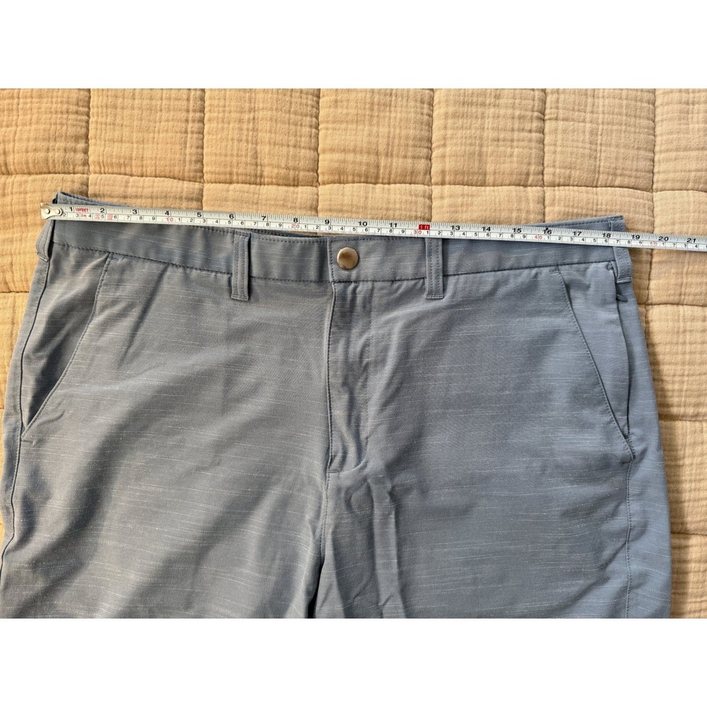 Apt. 9 Shorts Mens 38 Blue Premier Flex Flat Front Textured Stretch Casual Golf - Picture 3 of 6